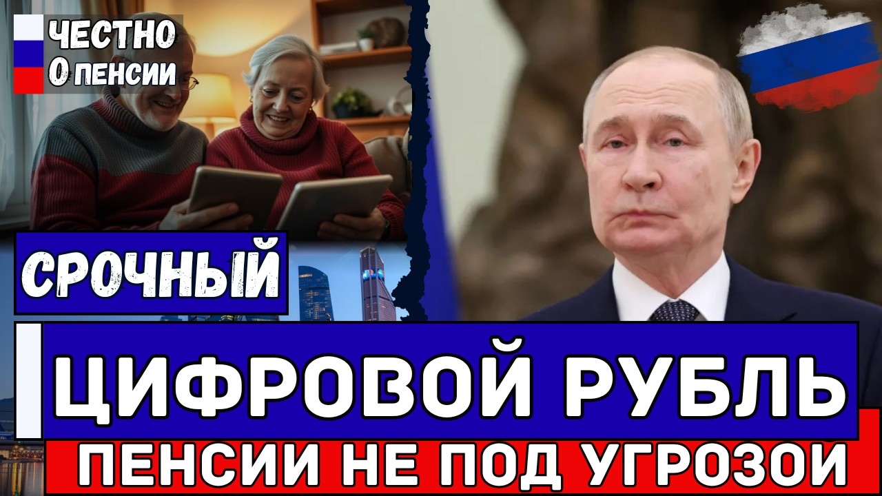 С 1 СЕНТЯБРЯ 2026 В РОССИИ ВВОДЯТ ЦИФРОВОЙ РУБЛЬ: ПЕНСИИ И ПОСОБИЯ ПЕРЕВЕДУТ ИЛИ ОСТАВЯТ ВЫБОР?