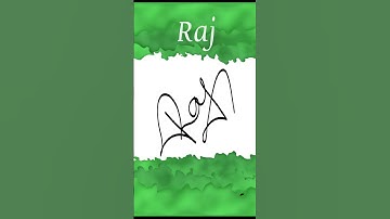 🔥Raj Signature Explain 😱 B-roll Art 🖋️✅ #calligraphy #brollart #rsignaturestyle