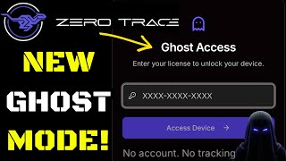 Zerotrace Ghost Mode Is Here No Account Required. Privacy Over Convenience.