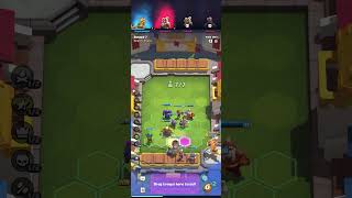 Playing merge tactics in clash Royale with the elixir loong for the first time!