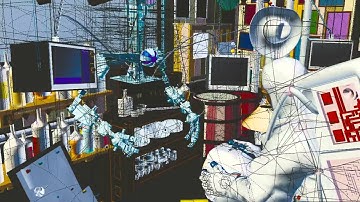 Francis, The Robot Bartender, Animating OpenGL Render