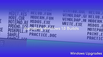 Installing Windows 1.0 Builds (1.0 DR5 - 1.04)