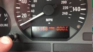 BMW E36: Gauge Cluster Odometer Segment Flicker