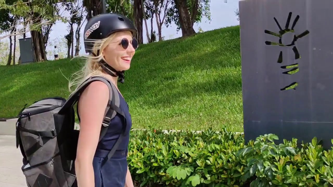 First ride with Exway Wave with Hannah