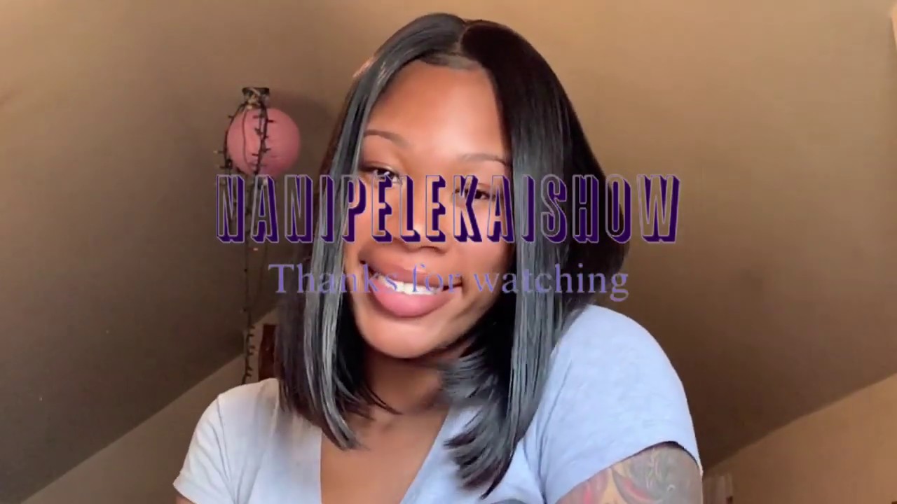 Natural Blunt Cut Wig For $69   BEA Hairs Review