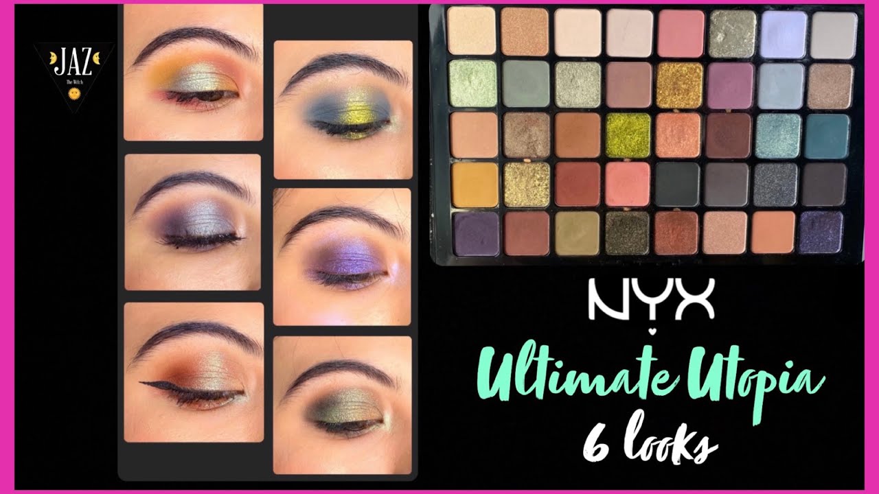 6 looks 1 palette | NYX Ultimate Utopia