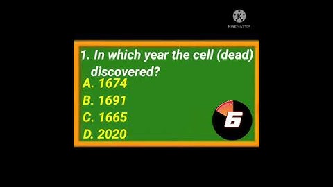 In which year the cell discovered