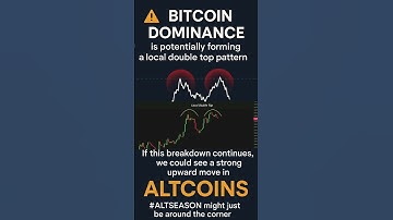 🚨 Bitcoin Dominance Double Top? Altcoins Ready to Pump! #trading #crypto