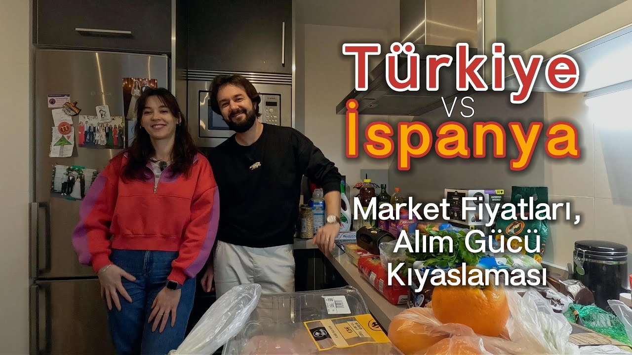 İspanya vs Türkiye Market Alışverişi | Asgari Ücretle Sepet Kaç Kez Doluyor?