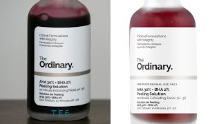 The Ordinary Peeling Solution Fake or Real? Color+Packaging CAN Change! With Demo! Foaming+Scent