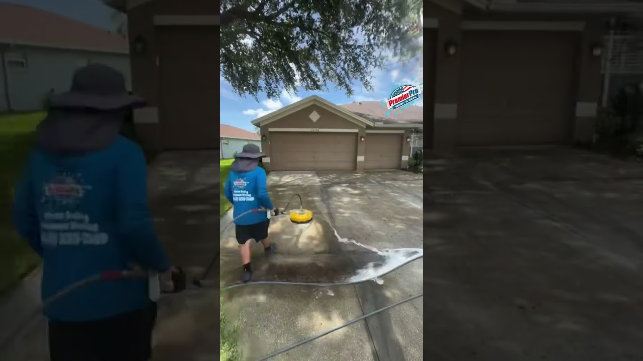 Driveway Pressure Washing in FishHawk Ranch FL | Our 3-Step Cleaning Process