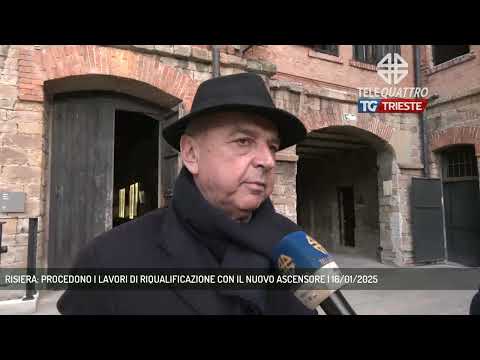 RISIERA: PROCEDONO I LAVORI DI RIQUALIFICAZIONE CON IL NUOVO ASCENSORE | 16/01/2025