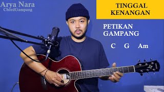 Petikan Gampang (TINGGAL KENANGAN) Arya Nara (Tutorial Gitar) Pemula