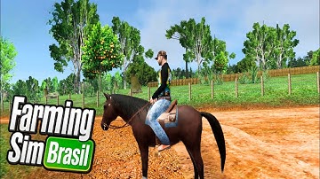 Farming Sim Brasil (Android, iOS) Mobile Gameplay - Realistic Farming Life in Brazil! 🌾