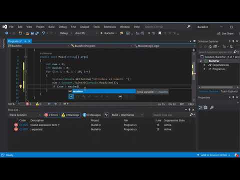 Programación II - Bucle For y Condicional - YouTube