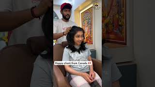 HAPPY CLIENT FROM CANADA 🇨🇦 #ytshorts #selfmadebarber #haircut #barberlove #canada #clientes