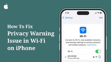iOS 26 Privacy Warning Issue in Wi-Fi on iPhone? Here