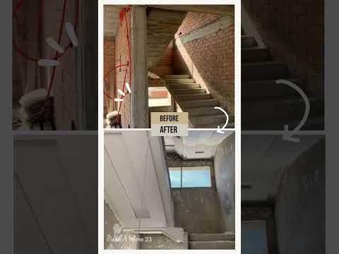 تصمم درج فيلا مهندس معماري ديكور افكار حيل تصميم فلل قصور مباني جاهزه المغرب