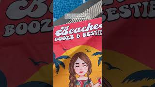 Tanned & Tipsy | Personalized Beach Towel