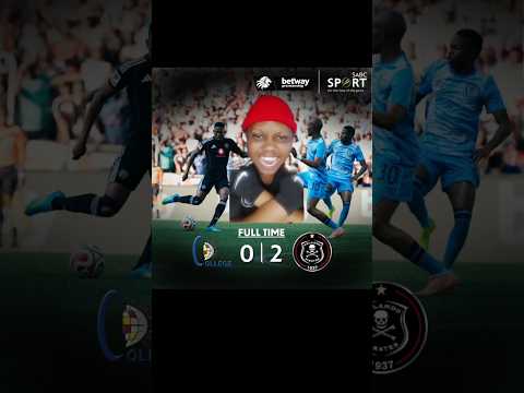 Orlando Pirates 2-0 Orbit FC Betway Prem LeagueChampions #betwaypremiership #fozademc