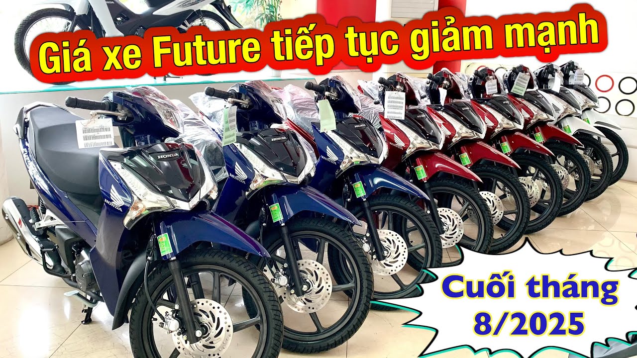 Giá xe Future tiếp tục giảm mạnh cuối tháng 8/2025 | Trả góp trả trước chỉ từ 8 triệu 