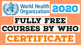 Fully Free Courses by World Health Organization | ScienceRoot screenshot 5