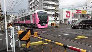 静岡鉄道静岡清水線A３００７号日吉町駅到着シーン2020.03.19.