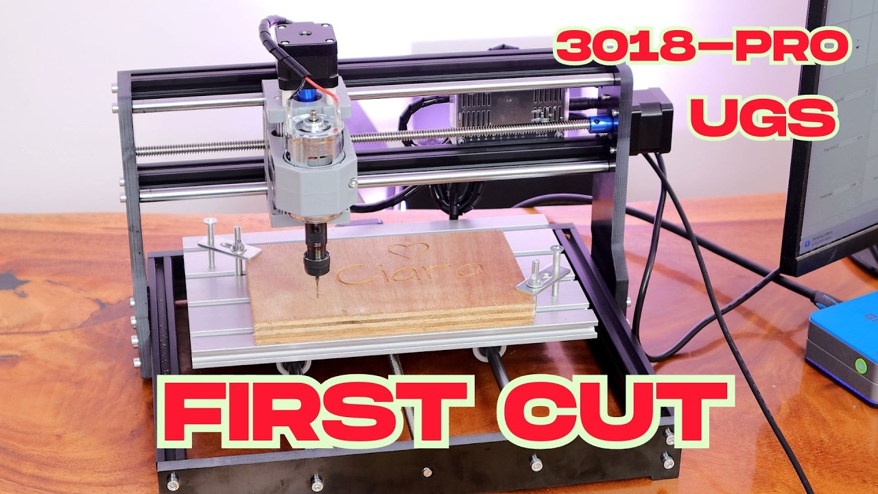 First Cut on my Sainsmart 3018 - PRO by Genmitsu ↓Discount↓