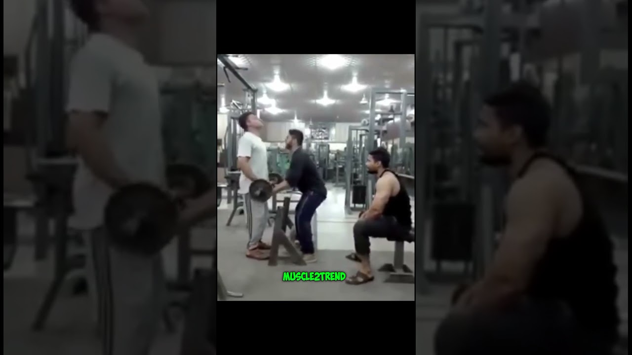 Gym trainer point gun at guy when he refuses to workout🔥|| funny 😂meme || 