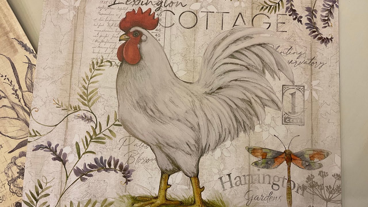 French Country Roosters YouTube