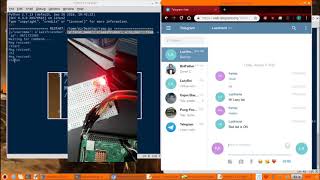 Creating telegram bot to control simple circuit using Raspberry Pie 3B+ screenshot 5