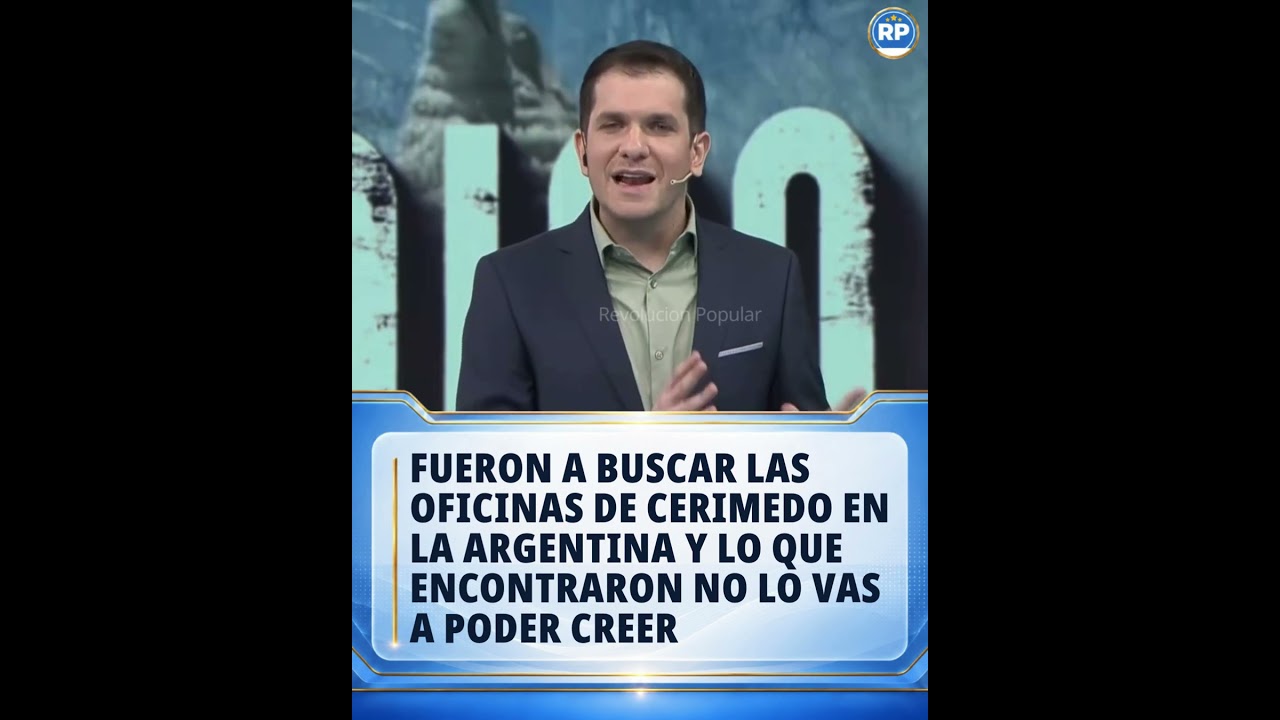 FUERON A BUSCAR LAS OFICINAS DE CERIMEDO EN ARGENTINA Y LO QUE ENCONTRARON NO LO VAS A PODER CREER