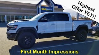 2021 RAM TRX at CARMAX!! OUTRAGEOUS OFFER!! 1 Month Ownership Review
