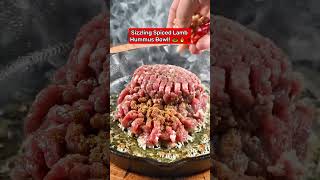 The Most Satisfying Sizzling Lamb Hummus Bowl
