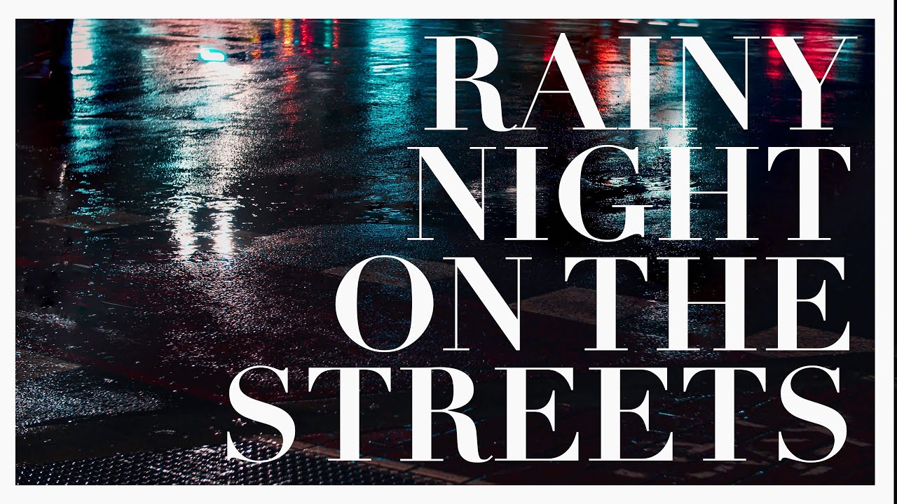 🍎 🚦🌩 ☔ Gentle sound of streets and traffic in the big apple during a rainy night. 8 Hours