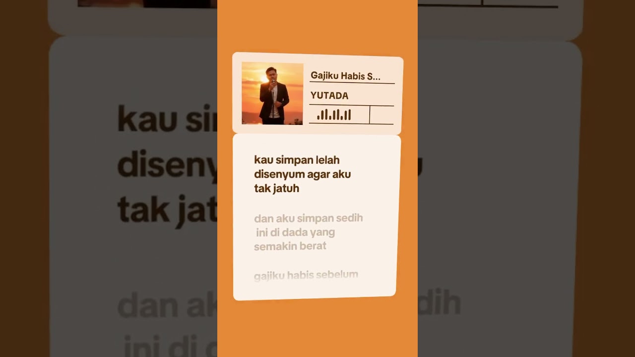 🎧 Lo-fi | Gajiku Habis Sebelum Muda - Yutada 👍  #Lyrics #Vibe #LaguNasyid #LaguPositif #LaguYutada