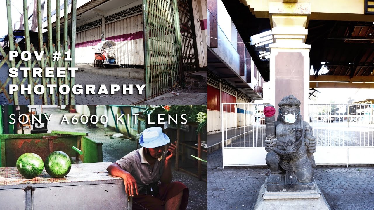 Sony a6000 lensa kit POV Street Photography Pasar Mimbaan Situbondo