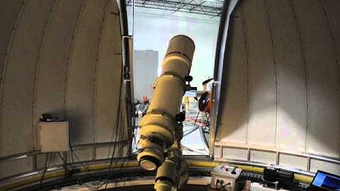 Pier-Tech Dome slewing with Telescope via Sky X video 1
