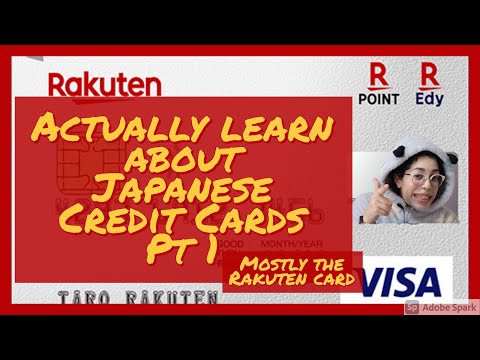Actually Learn About Japanese Credit Cards [Rakuten Card]