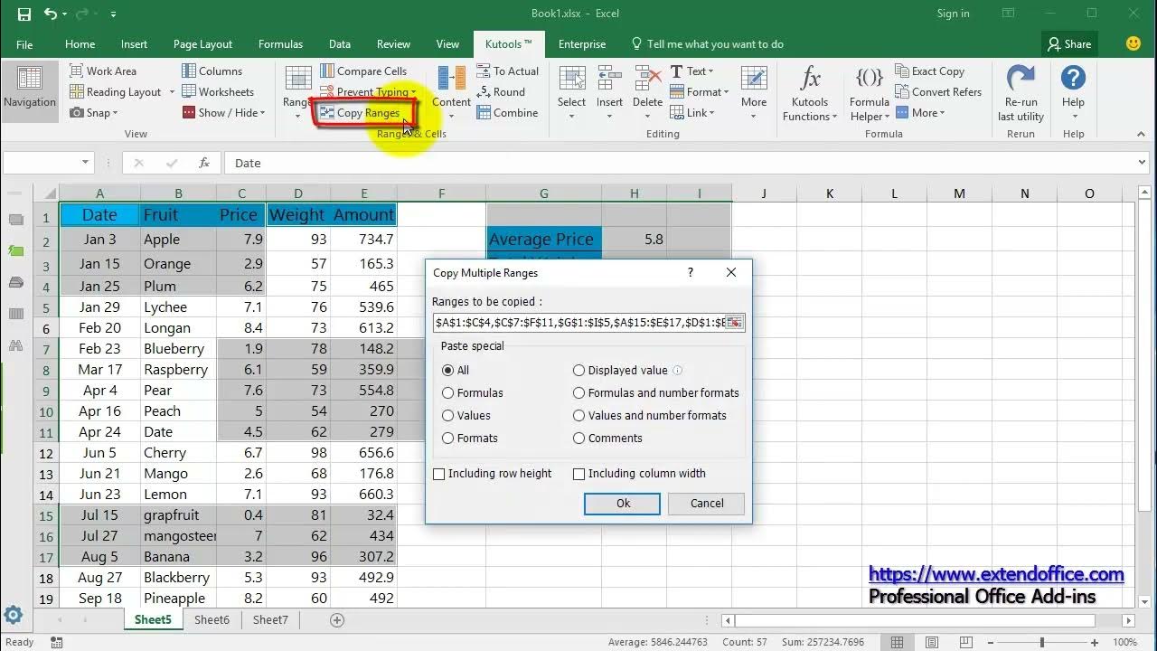 how-to-copy-multiple-selections-or-ranges-from-one-worksheet-in-excel