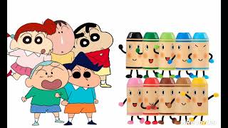 Shinnosuke Nohara And Friends Meets Kuro-Kun And Friends