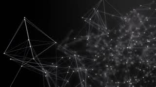 Black Abstract Connected Dots 4K Background