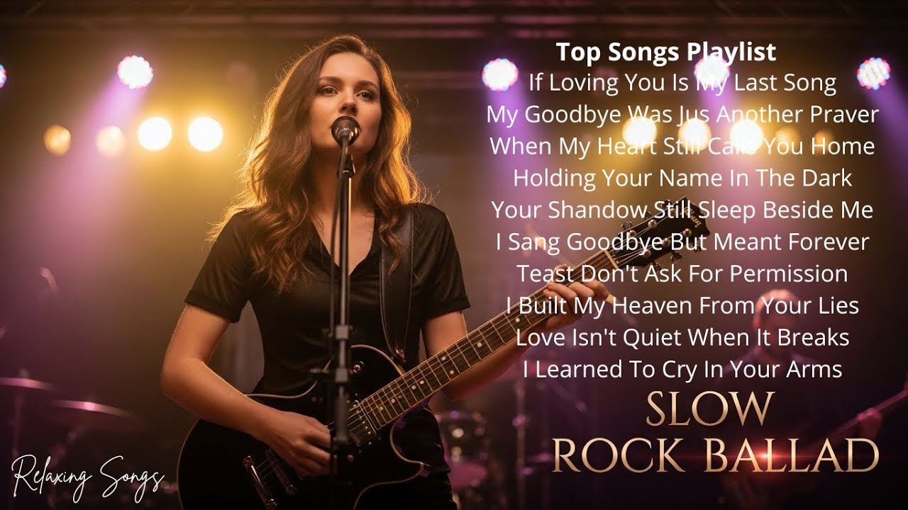 The Best Slow Rock Ballads for Sad Souls | Emotional Music That Make You Cry