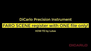 FARO SCENE register with one file ("ProjectStructure.dat") only trick