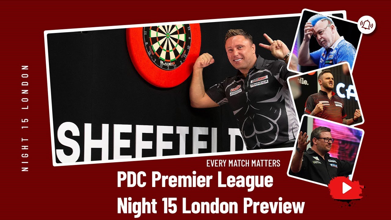 Tal til kalligraf Slovenien PDC Premier League - Night 15 London Preview & Predictions - YouTube