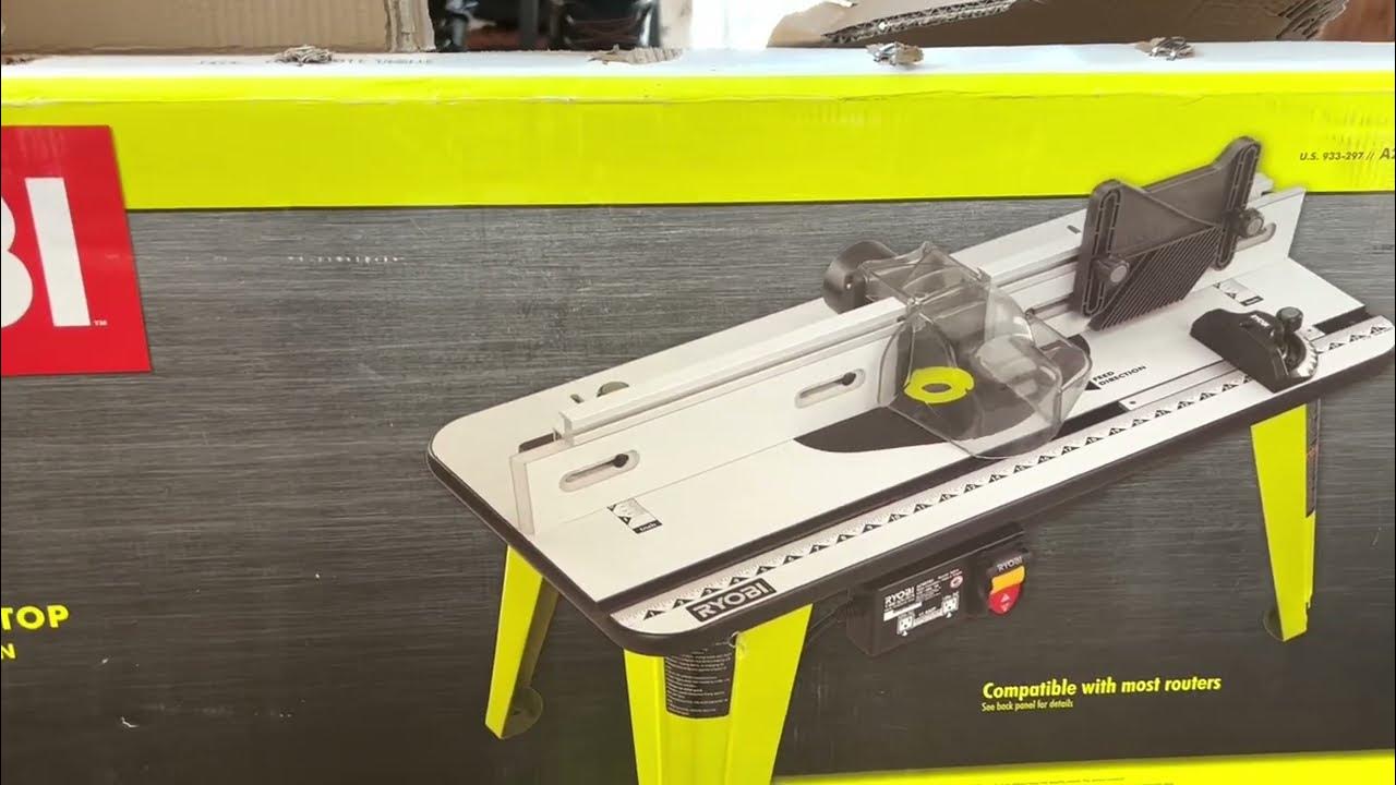 Ryobi router table YouTube