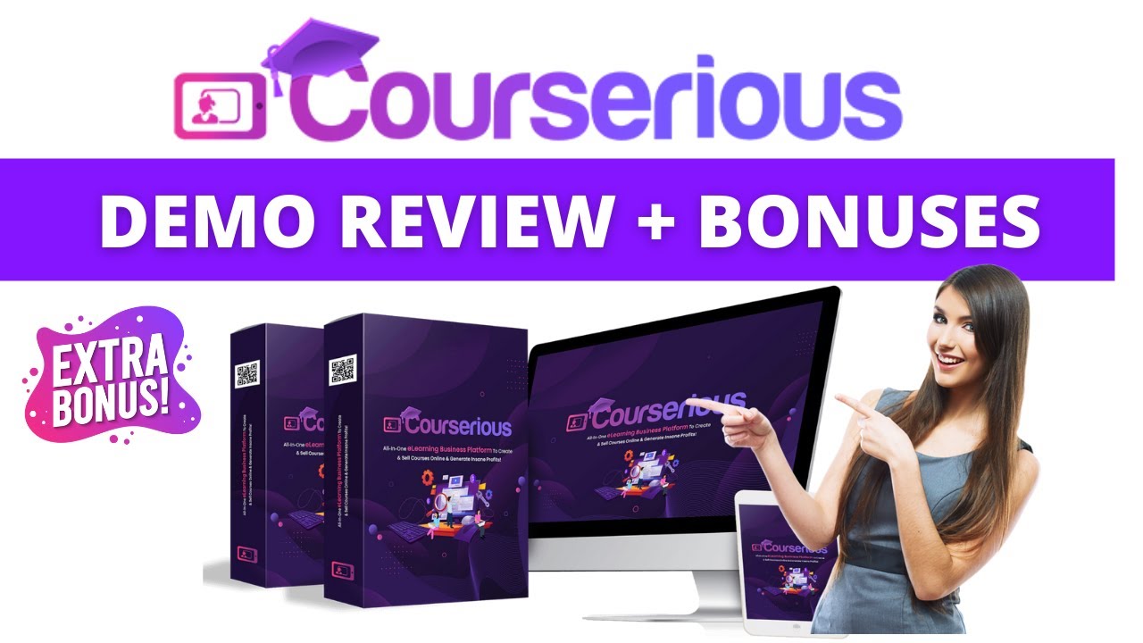 Courserious Review Demo Bonus - All In One Course Creation Software (190+ DFY C |What is Courserious
