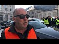 Ref:_O3F2aFx34U Hausse du prix du carburant : manifestation des taxis a  besanc on