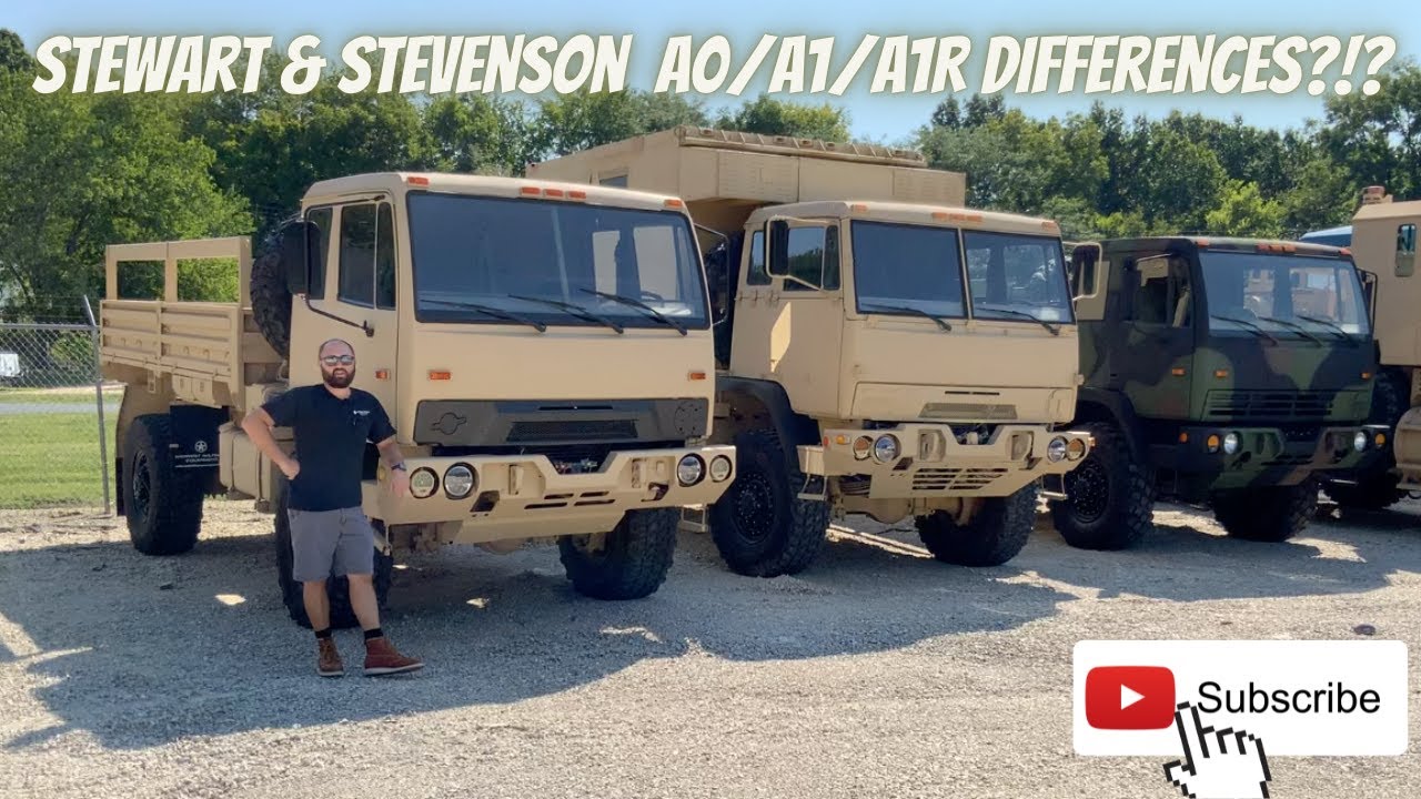 Overview of the A0/A1/A1R Stewart & Stevenson Military Trucks YouTube