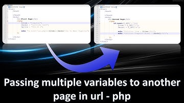 Passing multiple variables between pages in PHP using URL  | 2023